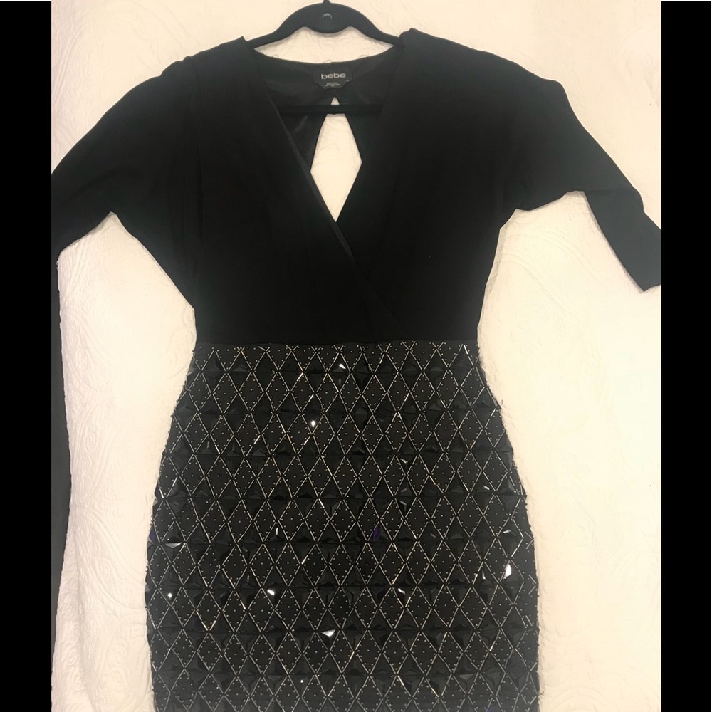 Bebe Small Petite Black Dress